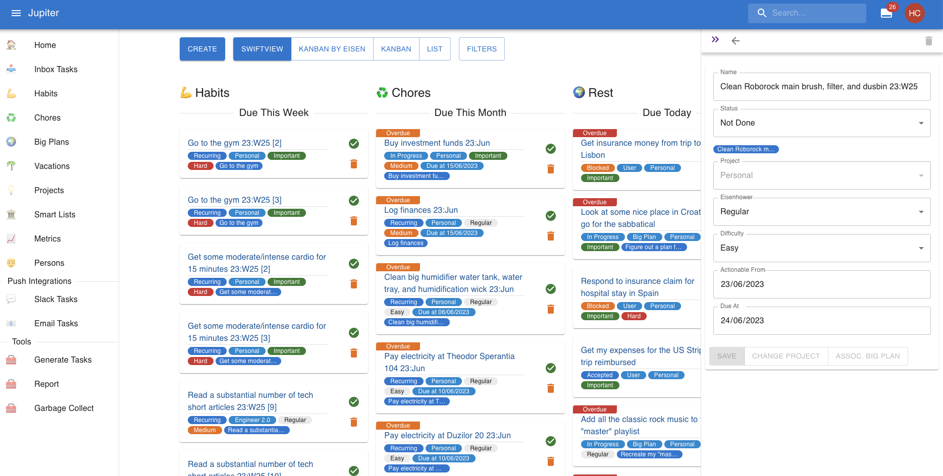 Inbox Task from Chore